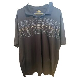 Men's Outdoor Life Blue Striped Polo XL